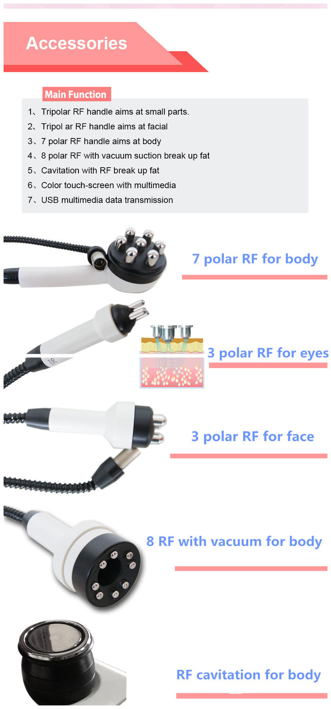 vacuum negative pressure frequency conversion cellulite reduction rf machine