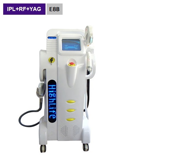 4in1 IPL+Nd Yag+ SHR+ RF Hair Removal Tattoo Removal Faciail Lifitng Multi-function  E8B