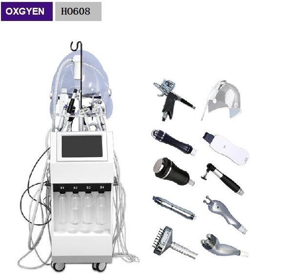 Oxygen Supplement Beauty Salon Equipment Oxygen Facial Machine Skin Tightening HO608