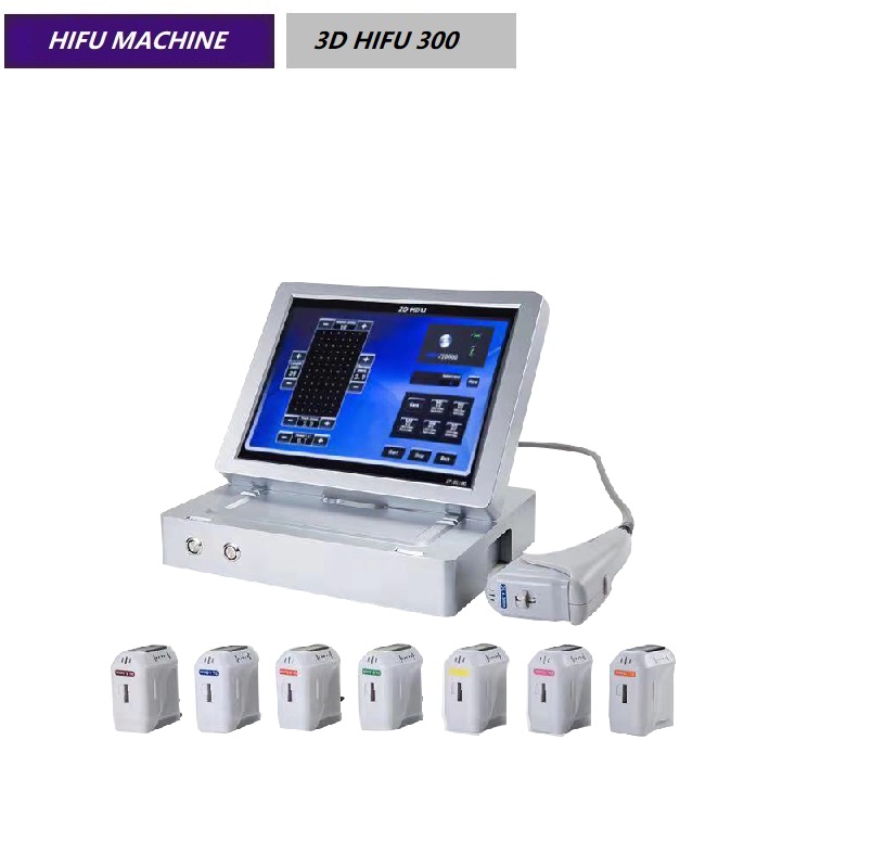 4Hz 8 Cartridges 3D HIFU Machine For Facial And Body Lifting Equipment 3D HIFU 300