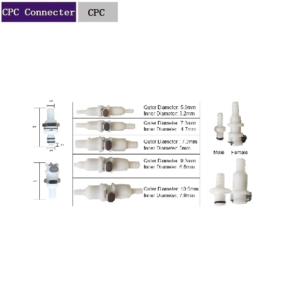 CPC Plastic Quick Coupler For Water Circulation CPC
