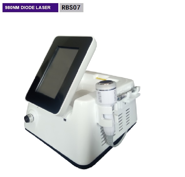 980NM Skin Rejuvenation Machine 30 - 300ms Pulse Width 1 Year Warranty RBS07