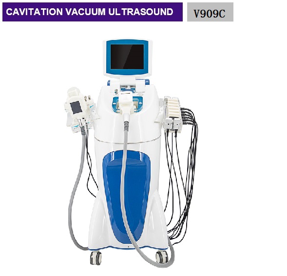 Professional 5 In 1 Cryolipolysis Cavitation RF Roller Body Slimming Machine V909C