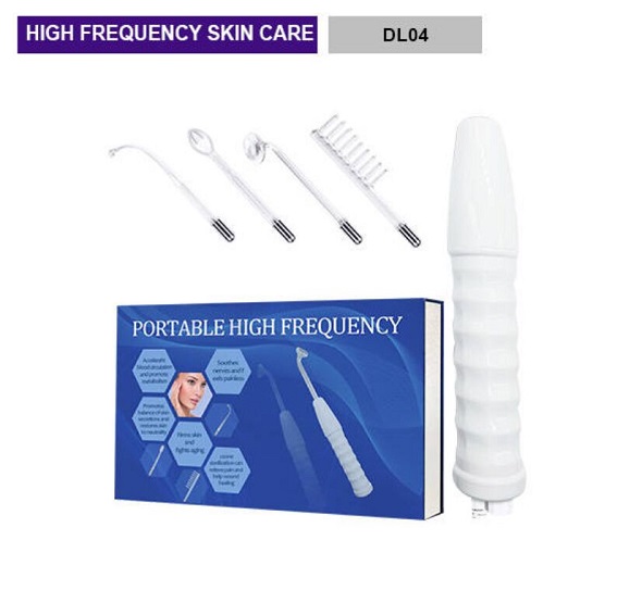 4 In 1 High Frequency Multifunctional Portable Facial Wand Skin Beauty Device DL04
