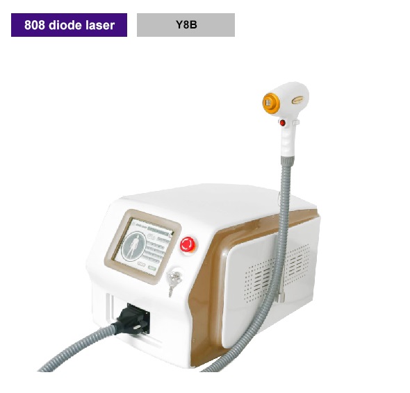 Portable High Power 808nm Diode laser Hair Removal Beauty Machine Y8B